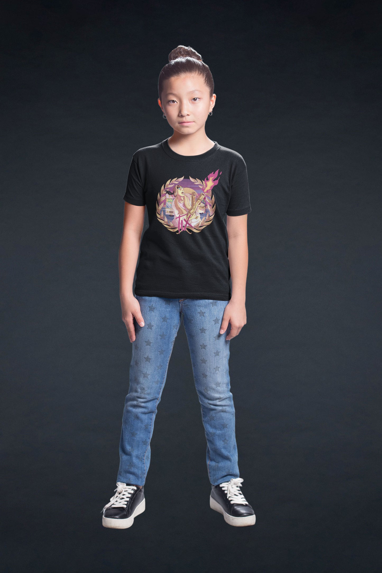 Flammekaster Tee | Sort