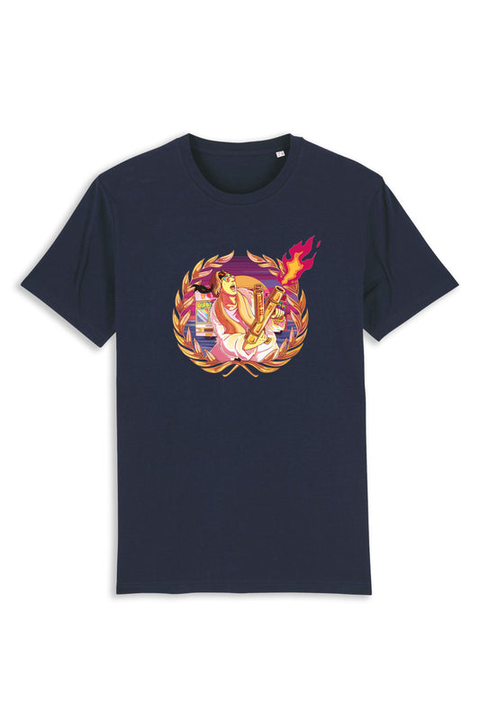 Flammekaster Tee | Navy